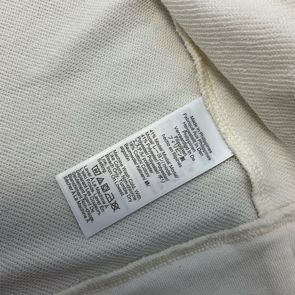 J Crew Factory Womens Knit Wrap Cardigan Sweater CB470 Size Medium In Ivory NWT - Picture 4 of 9